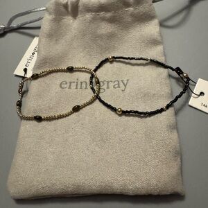 New with tags Erin Gray 18kt gold bracelets